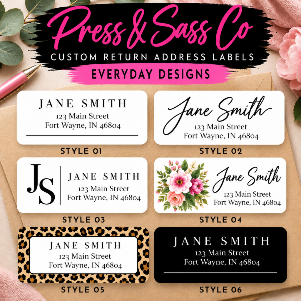 Custom Return Address Labels – pressandsassco.com