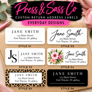 Custom Return Address Labels